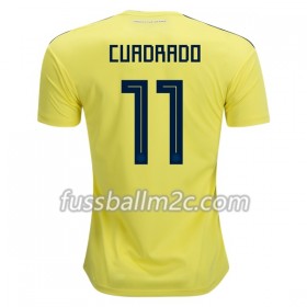 Fußballtrikots Kolumbien Cuadrado 11 Heim Trikotsatz WM 2018